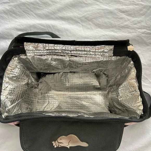 Roots 73 Pink and Gray insulated lunch Bag - Picture 10 of 10